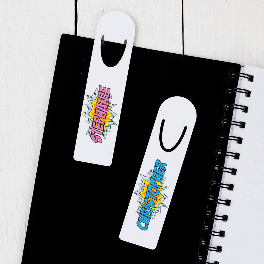 Personalised Pop  Art  Name  Bookmark By A Piece Of 