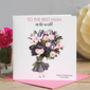 Flower Bouquet Mum Card, thumbnail 1 of 2