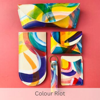 Hand Painted Card Purse With Slots, 3 of 6