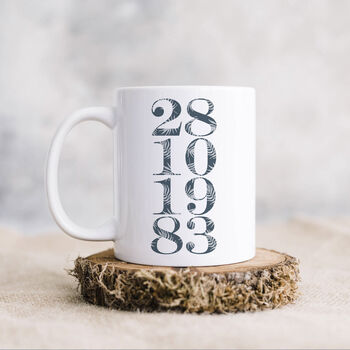 Abstract Design Date Mug, 4 of 6