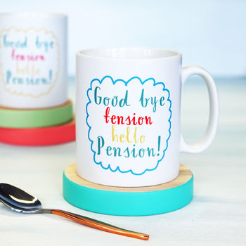 Goodbye Tension Retirement Mug, 2 of 5