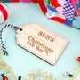 Personalised Christmas Eve Box Tag, thumbnail 1 of 3