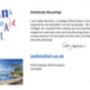 Porth Saxon Beach Handmade Greeting Card, thumbnail 2 of 4
