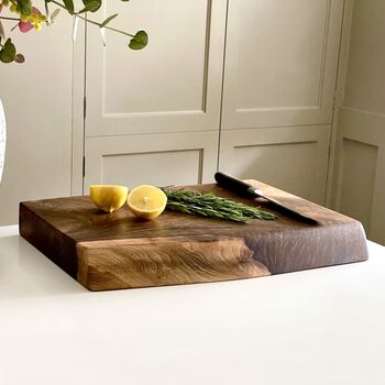 Large Walnut Live Edge Chopping Board, 2 of 2