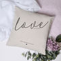 'Love Is All You Need' Cushion, thumbnail 1 of 4