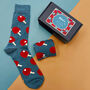 Personalised Men's Ping Pong Socks In A Box, thumbnail 4 of 8
