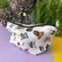 80s Pop Culture Zipper Pouch, Retro Makeup Bag, Nostalgic Gift For Her, thumbnail 10 of 11