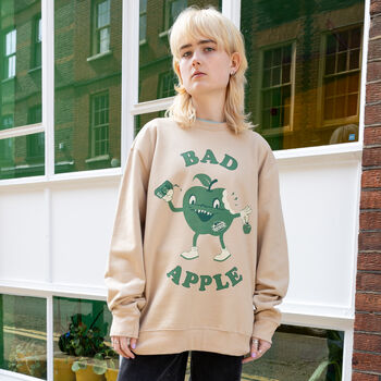 Bad Apple Women's Slogan Sweatshirt, 2 of 5