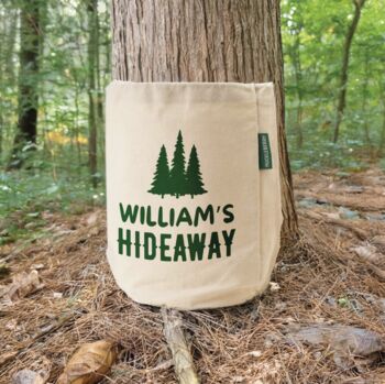 Hideaway Tent And Personalised Canvas Bag, 3 of 4
