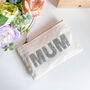 Mum Makeup Bag With Silver Rhinestone Letters, thumbnail 3 of 9