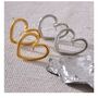 Cannes D’or Gold Love Heart Bubble Drop Gift Earrings, thumbnail 1 of 4