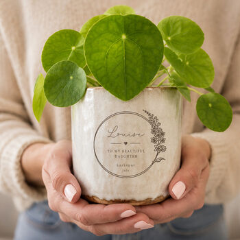 Personalised Birth Month Flower Plant Pot, 2 of 8