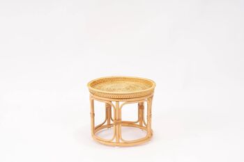 Small Rattan Eco Friendly Side Table, 4 of 4