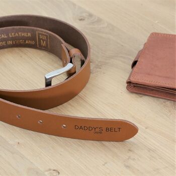 Personalised Men's Leather Belt, 4 of 10