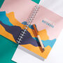 Personalised Abstract Landscape Notebook, thumbnail 3 of 8