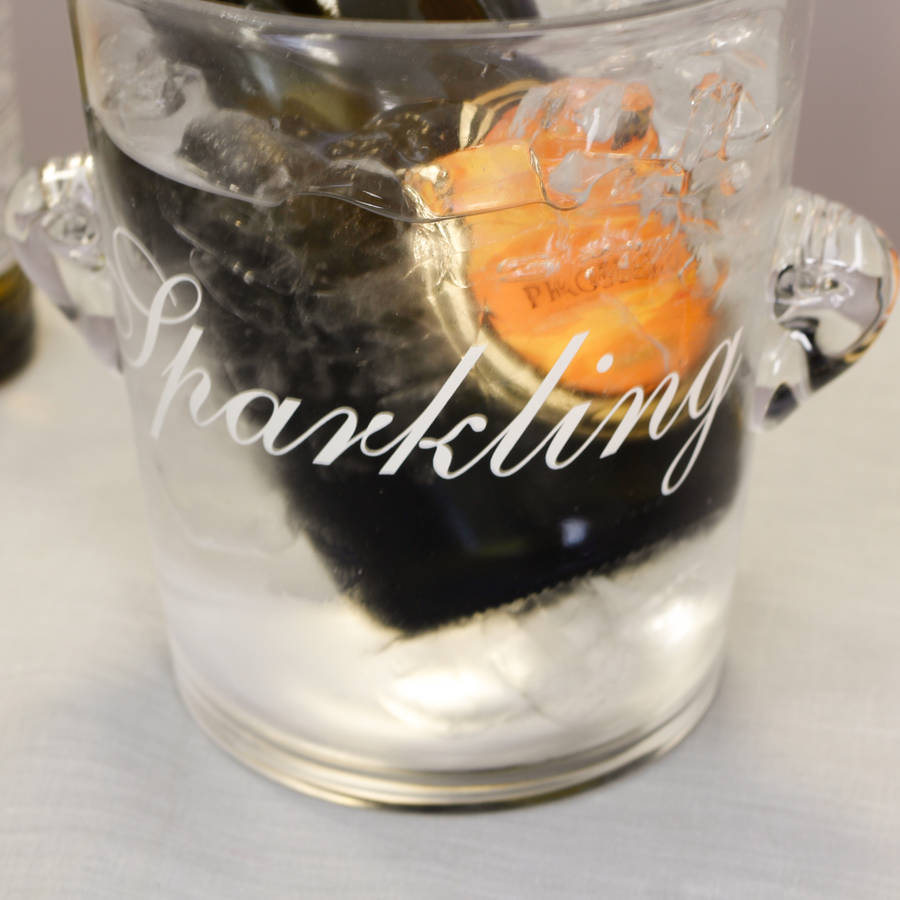 Sparkling Glass Wine Cooler By Dibor