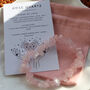Rose Quartz Chip Bracelet – Love And Self Care Energy, thumbnail 3 of 6