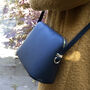 Structured Italian Leather Crossbody Handbag, thumbnail 3 of 12
