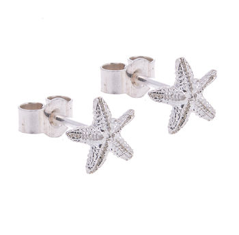 Silver Starfish Charm Pendant, 3 of 5