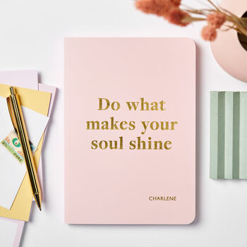 Personalised Self Kindness Softback Notebook, 2 of 7