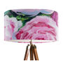 Printemps, Modern Floral Pink And Green Lampshade, thumbnail 3 of 4