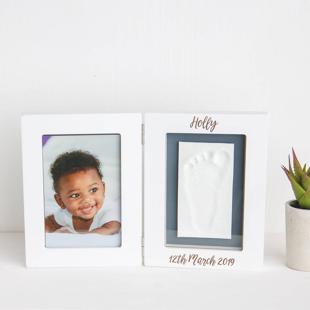 Personalised Baby Imprint Kit And Photo Frame, 1 of 7