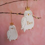 Sparkly Crowned Birds Christmas Ornament, thumbnail 3 of 4