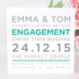 Personalised Typography Engagement Card, thumbnail 5 of 10
