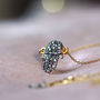 Hamsa Hand Of Fatima Diamond Pave Necklace, thumbnail 6 of 12