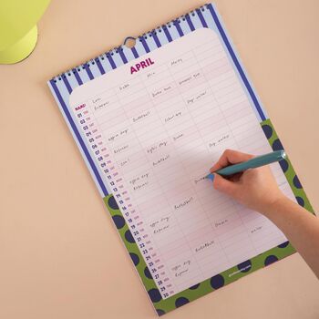 2027 A3 Family Wall Calendar | Colour Flow, 3 of 8