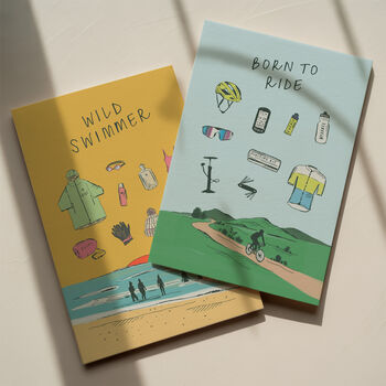 Born To Ride Eco Friendly Cycling Greeting Card, 6 of 6