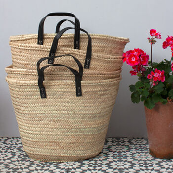 Handwoven Parisienne Basket || Back In Stock, 9 of 12