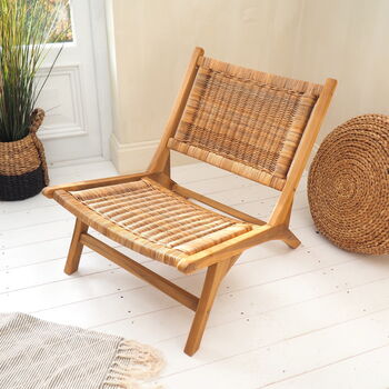 Rattan Lounger Chair, 2 of 6