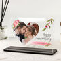 Personalised Anniversary Heart Photo Acrylic Plaque, thumbnail 1 of 2