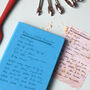 Handwritten Recipe Personalised Notebook, thumbnail 2 of 6