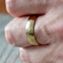 Hammered 9ct Yellow Gold Wedding Band Traditional Comfort Fit Wedding Ring, thumbnail 5 of 5