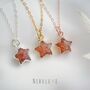 Sunstone Star Necklace, thumbnail 5 of 11