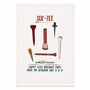 Personalised Six Tee Tea Towel 60th Birthday Gift For Golfers, thumbnail 8 of 8