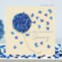 Granny Birthday Blue Hydrangea Butterflies Card, Not 3D, thumbnail 1 of 12