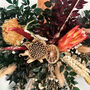 Horizontal Swag With Ruscus And Grasses, thumbnail 3 of 5