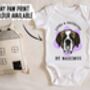 Saint Bernard Baby Onesie, thumbnail 3 of 6