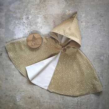 Pixie Cape, Organic Cotton, Handmade, Age Five To Six, 4 of 4