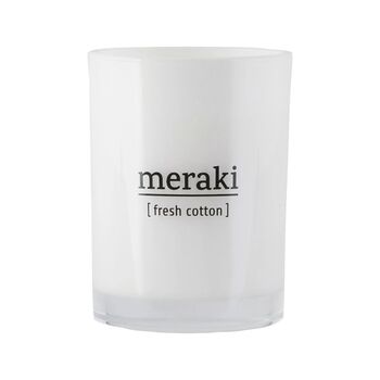 Meraki Fresh Cotton Scented Candle, 2 of 7