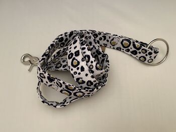 Snow Leopard Print Designer Collar, 5 of 7