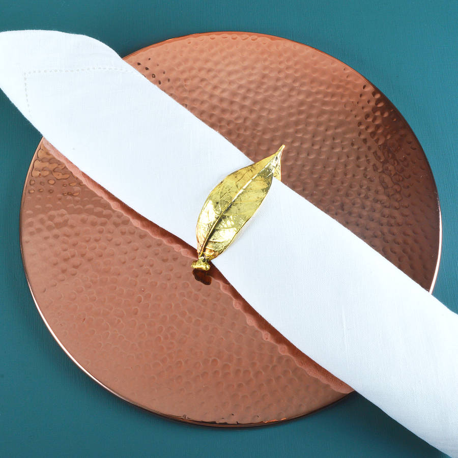 copper placemats, set of two by audenza