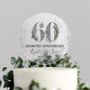 60th Diamond Anniversary Cake Topper, thumbnail 4 of 5