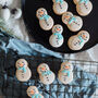 White Chocolate Snowman Macaron Baking Kit, thumbnail 5 of 7