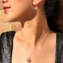Swirl Knot Sterling Silver Necklace, thumbnail 4 of 7