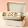 Personalised Natural Linen Jewellery Case, thumbnail 3 of 9