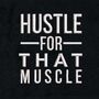 Hustle For That Muscle Embroidered Gym Towel, thumbnail 2 of 3